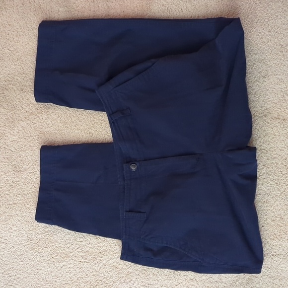 Talbots Dark Navy Business Professional Straight Leg Pants Size 12 - Picture 1 of 7